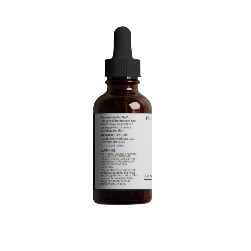 Calm Mushroom Blend for Stress Support & Relaxation | 2oz Tincture NA