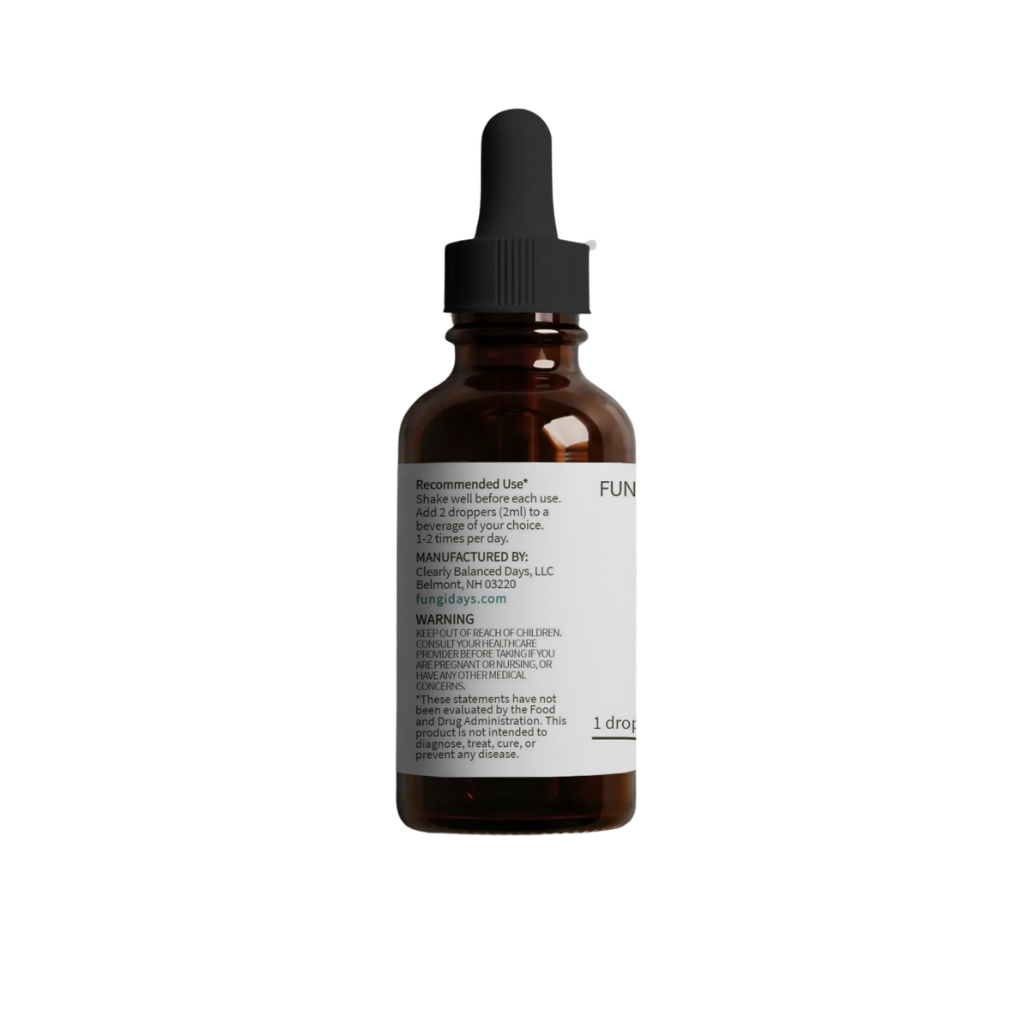 Daily Shield 7 Mushroom Blend | Wellness, Energy & Immune Support | 2oz Tincture NA