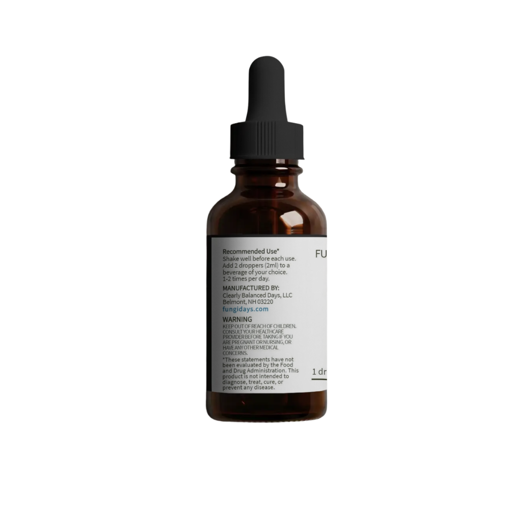 Lions Mane Mushroom Extract for Focus & Mental Clarity | 2oz Tincture NA